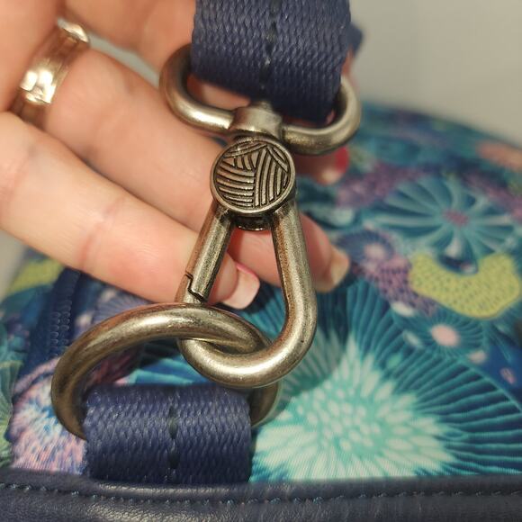 The Sak Backpack Royal Blue Seascape Eco-Twill Loyola Boho chic colorful - Picture 7 of 15